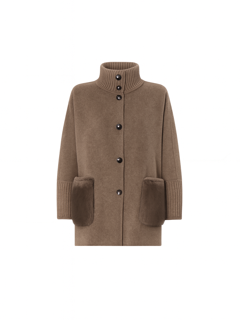 Zoya Wool Jacket Mocha