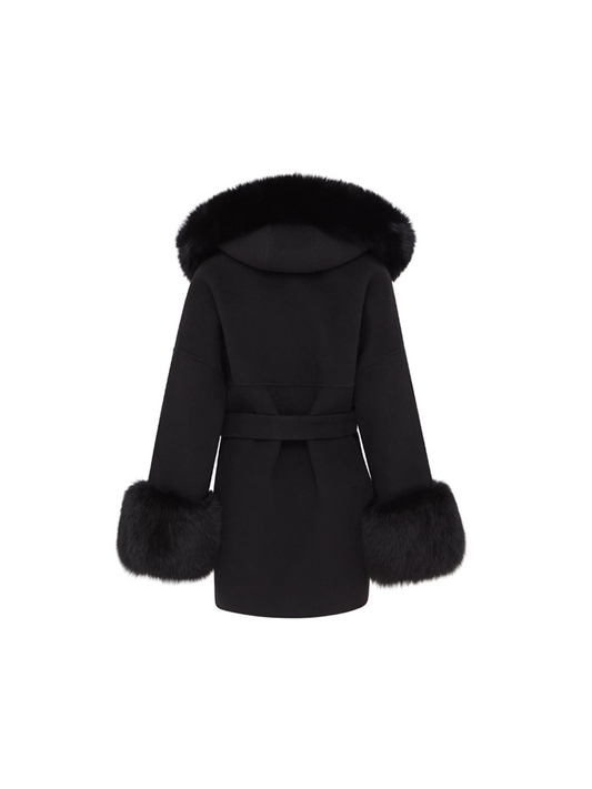 Layla Wool Coat Black