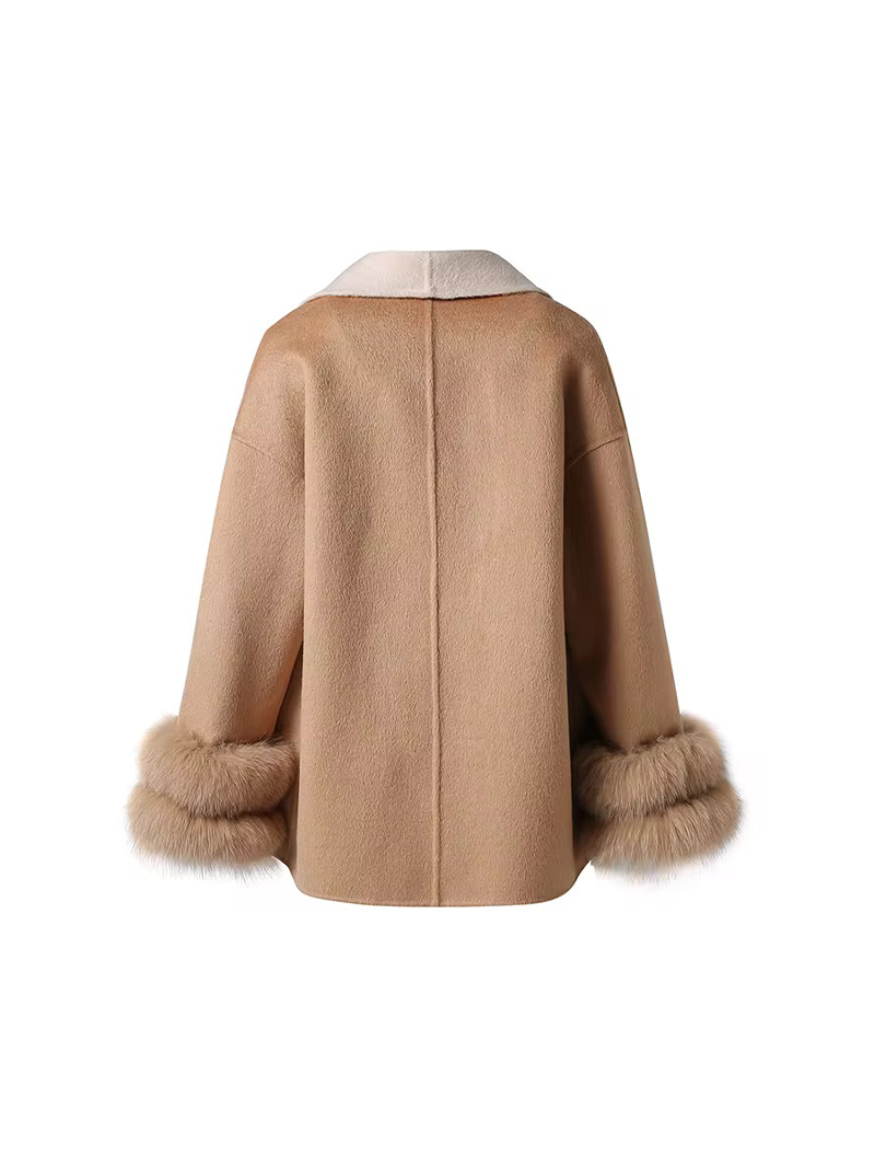 Huda Wool Coat Camel
