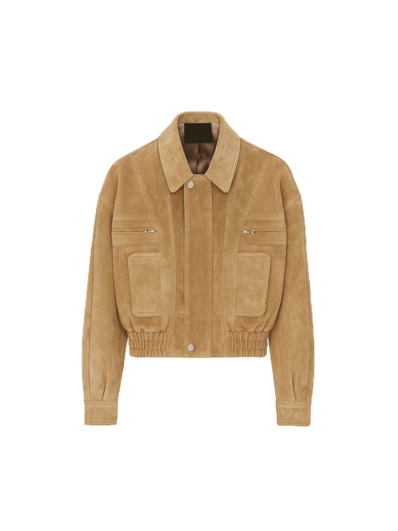 Tate Suede Jacket Beige