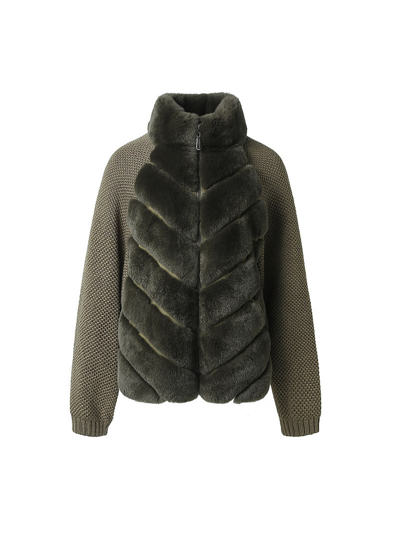 Khadijah Rex Jacket Khaki