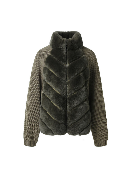 Khadijah Rex Jacket Khaki