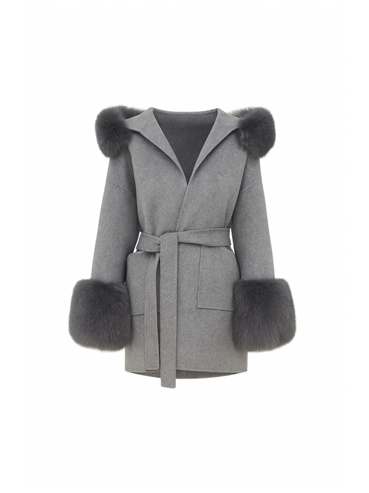 Layla Wool Coat Grey