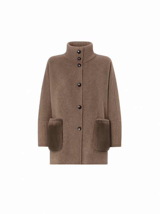 Zoya Wool Jacket Mocha