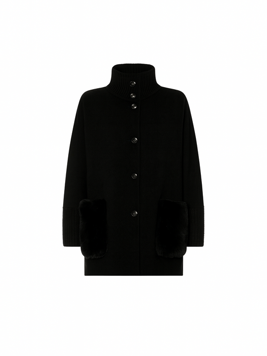 Zoya Wool Jacket Black