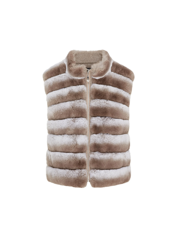 Amira Rex Gilet Beige – CLELIA STUDIOS Amira Rex Gilet Beige – CLELIA STUDIOS