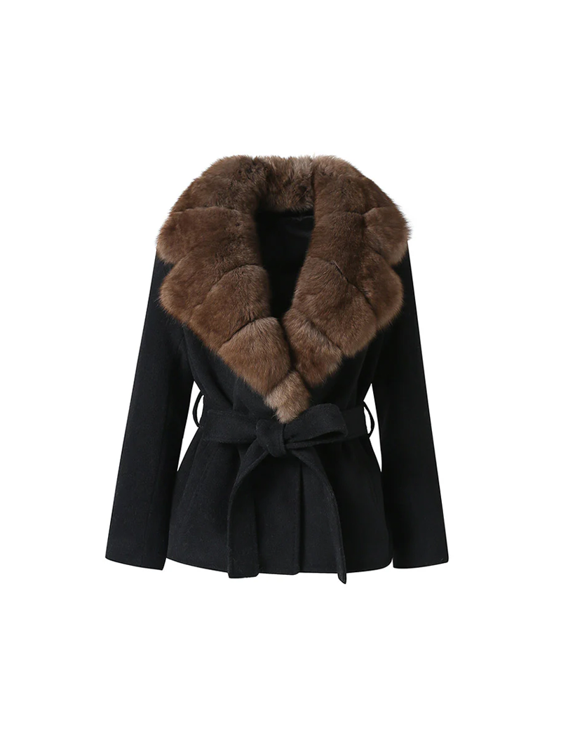 Yara Wool Coat Black