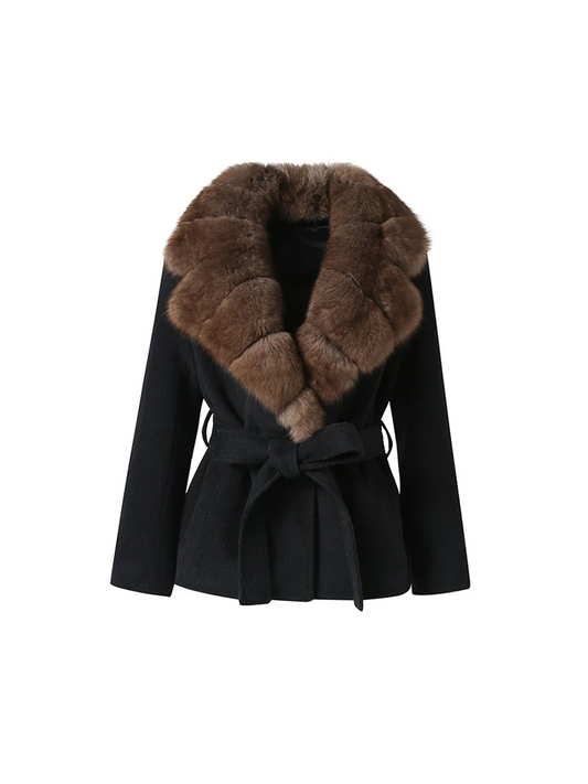 Yara Wool Coat Black