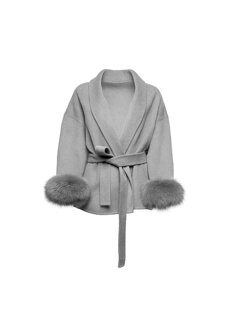 Maia Wool Coat Grey