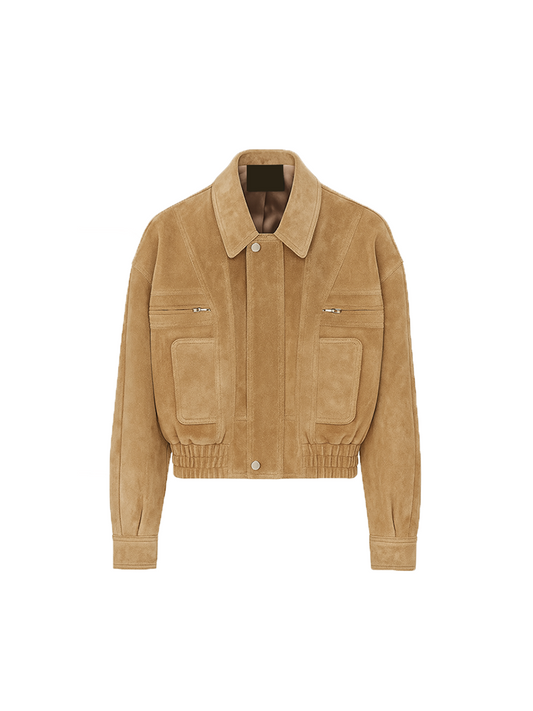 Tate Suede Jacket Beige